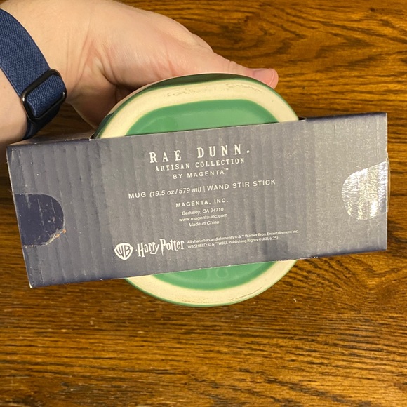 Rae Dunn Color-Changing Slytherin Mug with Wand Stir - Picture 8 of 8